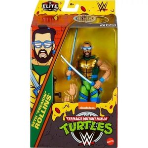 WWE x Teenage Mutant Ninja Turtles Seth "Freakin" Rollins Elite Action Figure 🔥